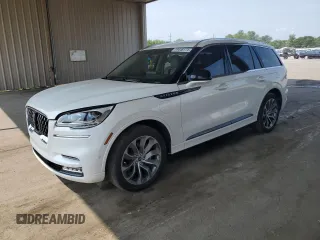 2020 Lincoln Aviator Grand Touring with VIN 5LMYJ8XY0LGL19199, listed as a Copart auction lot 59448173 with 65,811 mi miles and . Bid and sale history available at DreamBid. Image 1.