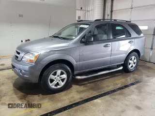 2009 Kia Sorento LX with VIN KNDJC735595870340, listed as a Copart auction lot 46624675 with 63,393 mi miles and Salvage Title. Bid and sale history available at carsss.com. Image 1.