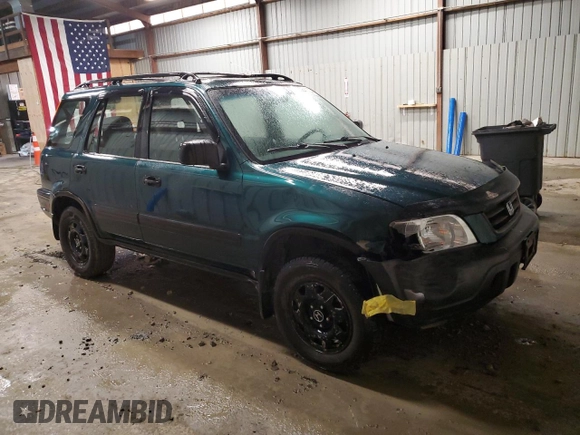 1999 Honda CR-V LX with VIN JHLRD1847XC020461, listed as a Copart auction lot 80841704 with 282,450 mi miles and Salvage Title. Bid and sale history available at carsss.com. Image 4.