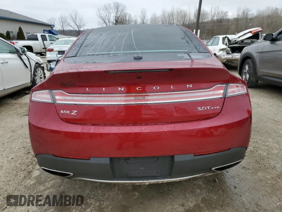 2018 Lincoln MKZ Reserve with VIN 3LN6L5FC9JR619399, listed as a Copart auction lot 43175325 with 48,617 mi miles and Salvage Title. Bid and sale history available at DreamBid. Image 6.