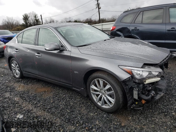2017 Infiniti Q50 2.0t Premium with VIN JN1CV7AR9HM682291, listed as a Copart auction lot 84290424 with 67,981 mi miles and Salvage Title. Bid and sale history available at carsss.com. Image 4.