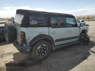 2023 Ford Bronco z VIN 1FMEE5BP2PLB81217, wystawiony jako Copart lot #50235305 z przebiegiem 16 343 mil mil oraz Szkoda całkowita • Salvage title. Historia ofert i sprzedaży dostępna na DreamBid. Obrazek 3.