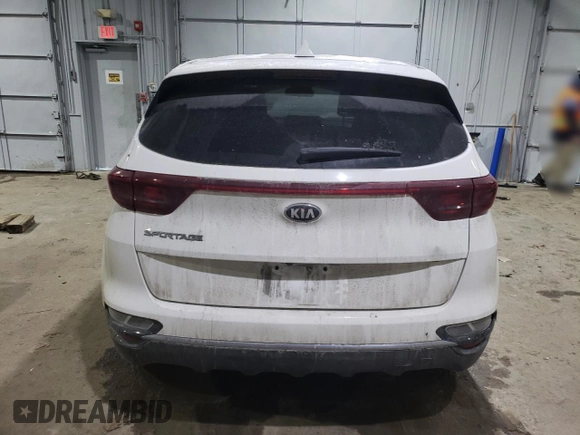 2020 Kia Sportage LX with VIN KNDPMCAC2L7736141, listed as a Copart auction lot 88645735 with 61,543 mi miles and Salvage Title. Bid and sale history available at DreamBid. Image 6.