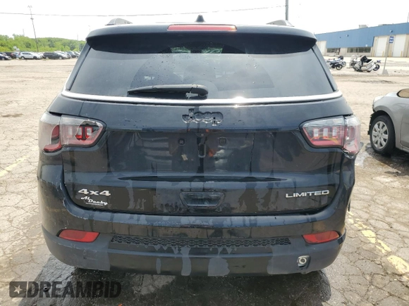 2019 Jeep Compass Limited with VIN 3C4NJDCB0KT740855, listed as a Copart auction lot 59127345 with 41,968 mi miles and Clean title. Bid and sale history available at DreamBid. Image 6.