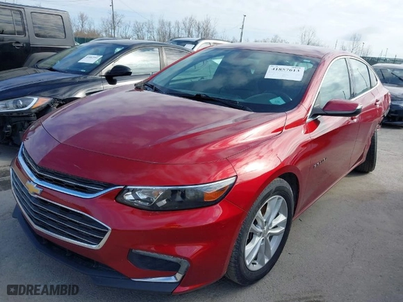 2017 Chevrolet Malibu LT with VIN 1G1ZE5ST8HF155619, listed as a IAAI auction lot 41857613 with 99,295 mi miles. Bid and sale history available at carsss.com. Image 2.