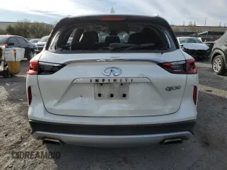 2019 Infiniti QX50 LUXE with VIN 3PCAJ5M13KF145250, listed as a Copart auction lot 87747055 with 0 mi miles and Salvage Title. Bid and sale history available at carsss.com. Image 6.