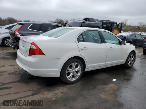 2012 Ford Fusion SE with VIN 3FAHP0HA0CR101030, listed as a Copart auction lot 54010405 with 98,263 mi miles and Salvage title. Bid and sale history available at DreamBid. Image 3.