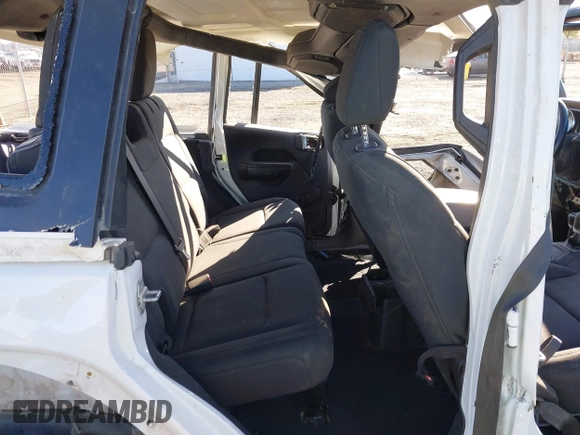 2019 Jeep Wrangler Unlimited Sport S with VIN 1C4HJXDN6KW523554, listed as a IAAI auction lot 41648277 with 91,648 mi miles and . Bid and sale history available at DreamBid. Image 8.
