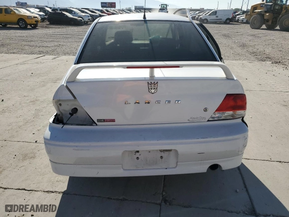 2002 Mitsubishi Lancer OZ-Rally with VIN JA3AJ86E72U081253, listed as a Copart auction lot 48244185 with 260,671 mi miles and Salvage Title. Bid and sale history available at carsss.com. Image 6.