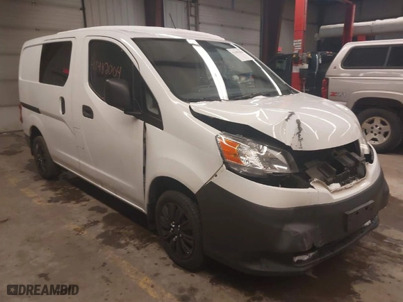 2018 Nissan NV200 Compact Cargo S with VIN 3N6CM0KN9JK705008, listed as a IAAI auction lot 41482004 with 69,232 mi miles. Bid and sale history available at carsss.com. Image 1.