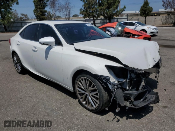 2014 Lexus IS 250 with VIN JTHBF1D26E5028855, listed as a Copart auction lot 61844245 with 113,767 mi miles and Salvage title. Bid and sale history available at DreamBid. Image 4.