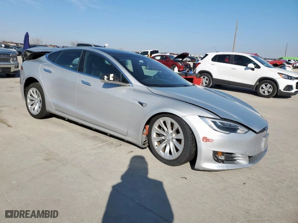 2018 Tesla Model S 75D with VIN 5YJSA1E24JF263536, listed as a Copart auction lot 45871445 with NaN miles and Clean Title. Bid and sale history available at carsss.com. Image 4.