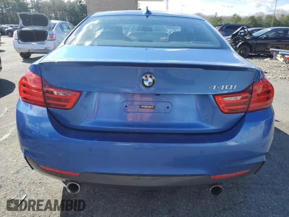 2017 BMW 4 Series 440i with VIN WBA4P1C51HK522546, listed as a Copart auction lot 47303864 with 73,996 mi miles and . Bid and sale history available at carsss.com. Image 6.