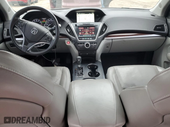2015 Acura MDX Advance/Entertainment Pkg with VIN 5FRYD4H88FB022507, listed as a Copart auction lot 43153865 with 178,288 mi miles and Salvage Title. Bid and sale history available at carsss.com. Image 8.