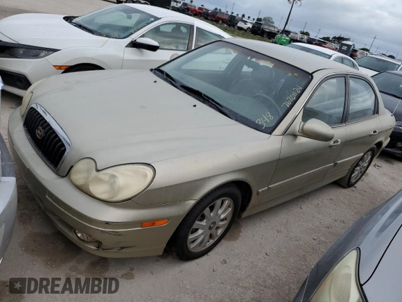 2004 Hyundai Sonata GLS with VIN KMHWF35H74A029127, listed as a Copart auction lot 76701124 with 0 mi miles and Salvage Title. Bid and sale history available at carsss.com. Image 1.