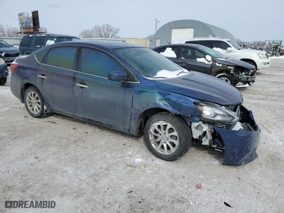 2017 Nissan Sentra SV with VIN 3N1AB7AP4HY223763, listed as a Copart auction lot 45893815 with 144,362 mi miles and Salvage Title. Bid and sale history available at carsss.com. Image 4.