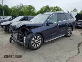 2018 Mercedes-Benz GLS 450 z VIN 4JGDF6EE6JB172056, wystawiony jako Copart lot #58337315 z przebiegiem 79 972 mil mil oraz Szkoda całkowita • Salvage title. Historia ofert i sprzedaży dostępna na DreamBid. Obrazek 1.