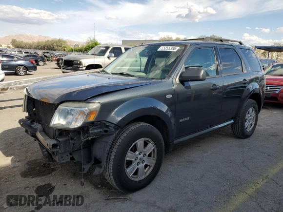 2008 Mercury Mariner z VIN 4M2CU81178KJ37731, wystawiony jako Copart lot #55255335 z przebiegiem 195 054 mil mil oraz Szkoda całkowita • Salvage title. Historia ofert i sprzedaży dostępna na DreamBid. Obrazek 1.
