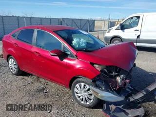 2013 Ford Fiesta SE with VIN 3FADP4BJ2DM214653, listed as a IAAI auction lot 41714486 with 127,906 mi miles. Bid and sale history available at carsss.com. Image 1.
