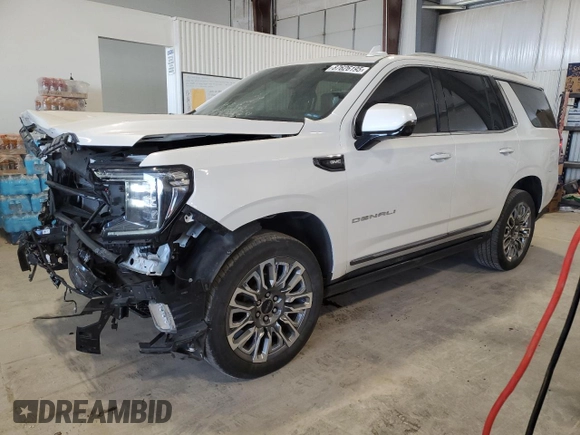 2023 GMC Yukon Denali Ultimate with VIN 1GKS2EKL9PR284472, listed as a Copart auction lot 87626195 with 29,051 mi miles and Salvage Title. Bid and sale history available at carsss.com. Image 1.