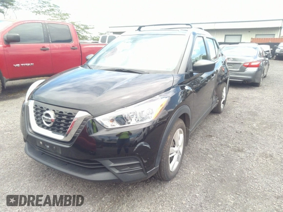 2019 Nissan Kicks SV with VIN 3N1CP5CU2KL505177, listed as a IAAI auction lot 39152489 with 36,130 mi miles. Bid and sale history available at carsss.com. Image 2.