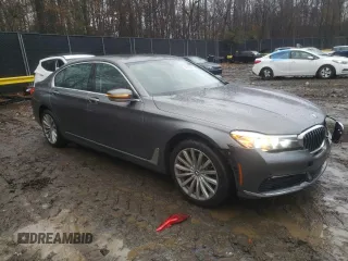 2018 BMW 7 Series 740i xDrive with VIN WBA7E4C57JGV23665, listed as a Copart auction lot 78676003 with 65,804 mi miles. Bid and sale history available at carsss.com. Image 4.