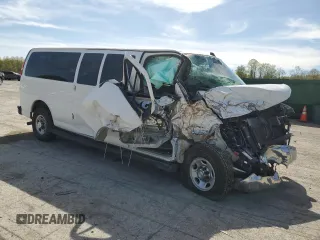 2020 Chevrolet Express Passenger LT z VIN 1GAZGPFG9L1196222, wystawiony jako Copart lot #55249105 z przebiegiem 153 568 mil mil oraz Szkoda całkowita • Salvage title. Historia ofert i sprzedaży dostępna na DreamBid. Obrazek 4.