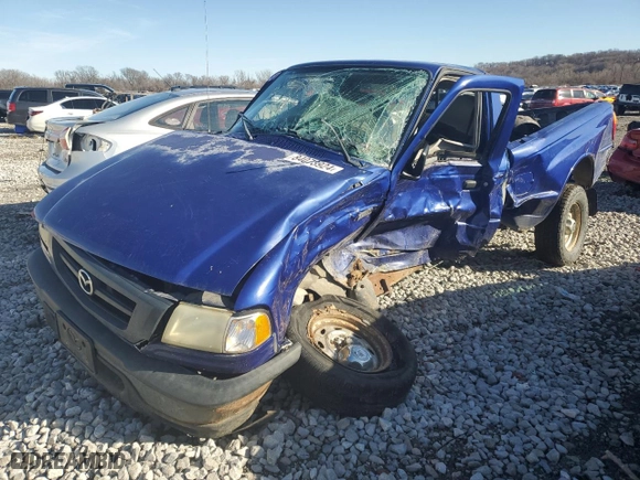 2003 Mazda B-Series 2WD Truck SX with VIN 4F4YR12D53TM00287, listed as a Copart auction lot 84073924 with 76,195 mi miles and Salvage Title. Bid and sale history available at carsss.com. Image 1.