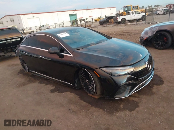 2024 Mercedes-Benz EQE 350+ z VIN W1KEG2BBXRF056894, wystawiony jako IAAI lot #40993238 z przebiegiem 7051 mil mil oraz . Historia ofert i sprzedaży dostępna na DreamBid. Obrazek 1.