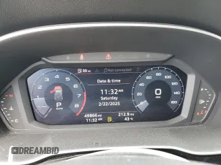 2019 Audi Q3 Premium with VIN WA1AECF32K1087187, listed as a Copart auction lot 46514835 with 49,866 mi miles and Salvage Title. Bid and sale history available at carsss.com. Image 9.