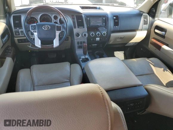 2014 Toyota Sequoia Platinum with VIN 5TDDY5G1XES097637, listed as a Copart auction lot 48256635 with 161,862 mi miles and Salvage Title. Bid and sale history available at carsss.com. Image 8.