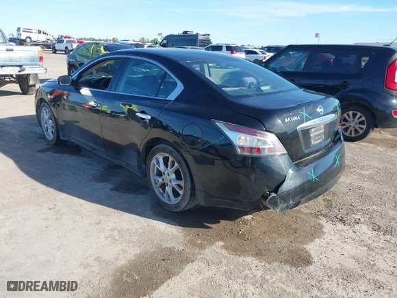 2012 Nissan Maxima 3.5 SV with VIN 1N4AA5AP1CC865594, listed as a IAAI auction lot 40819806 with 225,464 mi miles. Bid and sale history available at carsss.com. Image 3.