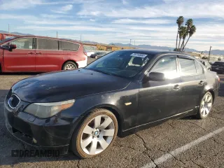 2006 BMW 5 Series 530i with VIN WBANE73506CM41414, listed as a Copart auction lot 75316884 with 177,977 mi miles and Salvage Title. Bid and sale history available at carsss.com. Image 1.