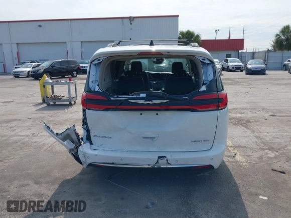 2023 Chrysler Pacifica Limited with VIN 2C4RC1GG7PR566163, listed as a IAAI auction lot 42393988 with 59,354 mi miles and . Bid and sale history available at DreamBid. Image 16.