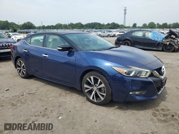 2016 Nissan Maxima SL with VIN 1N4AA6AP2GC392414, listed as a Copart auction lot 60598635 with 105,151 mi miles and Salvage title. Bid and sale history available at DreamBid. Image 4.