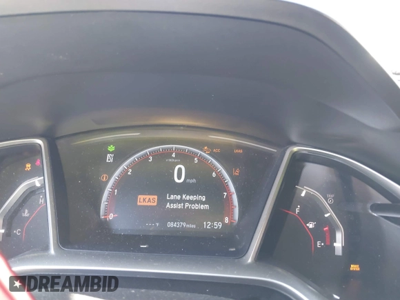 2019 Honda Civic Sport with VIN 19XFC2F83KE014463, listed as a IAAI auction lot 41439533 with 84,379 mi miles and . Bid and sale history available at DreamBid. Image 7.
