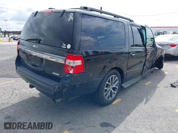 2015 Ford Expedition EL XLT with VIN 1FMJK1HT8FEF33837, listed as a IAAI auction lot 41703229 with 138,285 mi miles. Bid and sale history available at carsss.com. Image 4.