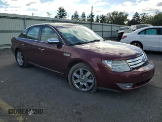 2008 Ford Taurus Limited with VIN 1FAHP25W68G166197, listed as a Copart auction lot 75201074 with 182,246 mi miles and Salvage Title. Bid and sale history available at carsss.com. Image 4.