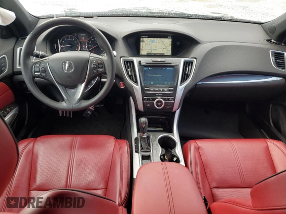 2020 Acura TLX w/A-Spec Pkg with VIN 19UUB1F62LA009571, listed as a Copart auction lot 84663584 with 13,150 mi miles and Salvage Title. Bid and sale history available at carsss.com. Image 8.