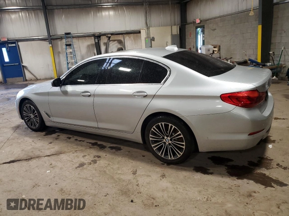 2019 BMW 5 Series 530i xDrive with VIN WBAJA7C50KWC77829, listed as a Copart auction lot 57496155 with Not provided miles and Salvage title. Bid and sale history available at DreamBid. Image 2.
