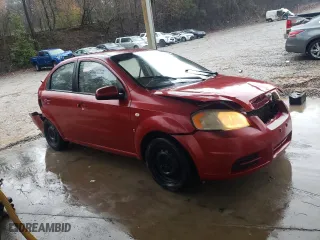 2008 Chevrolet Aveo LS with VIN KL1TD56668B018052, listed as a Copart auction lot 84067854 with 216,595 mi miles and Salvage Title. Bid and sale history available at carsss.com. Image 4.
