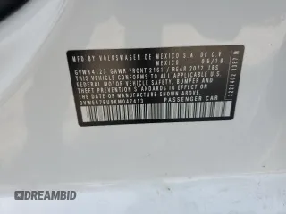 2019 Volkswagen Jetta SEL with VIN 3VWE57BU9KM047413, listed as a Copart auction lot 57221625 with 127,556 mi miles and Salvage title. Bid and sale history available at DreamBid. Image 12.