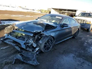 2017 Mercedes-Benz C 43 AMG with VIN WDDWJ6EB7HF514883, listed as a Copart auction lot 87246414 with 53,820 mi miles and Salvage Title. Bid and sale history available at carsss.com. Image 1.