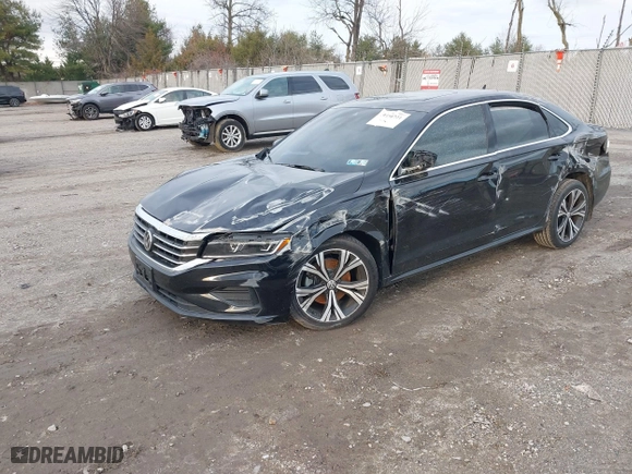 2021 Volkswagen Passat 2.0T SE with VIN 1VWSA7A34MC019031, listed as a IAAI auction lot 41150221 with 50,796 mi miles. Bid and sale history available at carsss.com. Image 16.