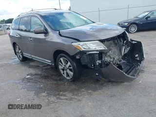 2014 Nissan Pathfinder Platinum с VIN 5N1AR2MM7EC709674, выставлен на аукционе IAAI как лот 42753836 с пробегом 166 609 миль миль и . История ставок и продаж доступна на DreamBid. Изображение 1.