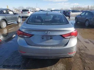 2016 Hyundai Elantra Value Edition with VIN KMHDH4AE1GU507385, listed as a Copart auction lot 46681635 with 95,735 mi miles and Salvage Title. Bid and sale history available at carsss.com. Image 6.