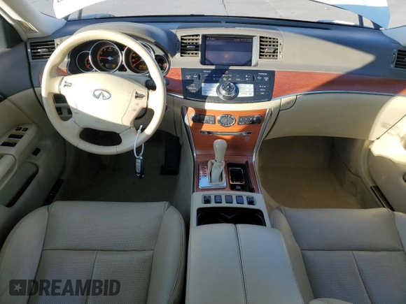 2007 Infiniti M x with VIN JNKAY01F67M460331, listed as a Copart auction lot 54902335 with 142,566 mi miles and Salvage Title. Bid and sale history available at DreamBid. Image 8.