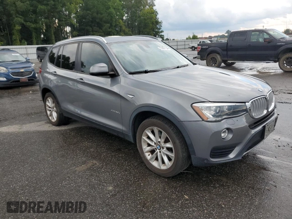 2015 BMW X3 xDrive28d with VIN 5UXWY3C57F0E95285, listed as a Copart auction lot 73287134 with 106,237 mi miles and Salvage Title. Bid and sale history available at carsss.com. Image 4.
