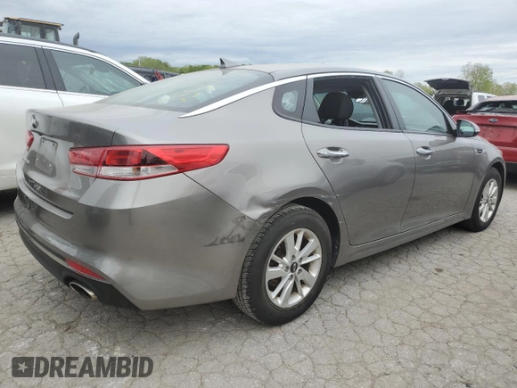 2016 Kia Optima LX with VIN 5XXGT4L3XGG094044, listed as a Copart auction lot 50352784 with 55,341 mi miles and Salvage Title. Bid and sale history available at carsss.com. Image 3.