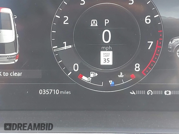 2020 Land Rover Range Rover P525 HSE with VIN SALGS2SE3LA572037, listed as a IAAI auction lot 41722629 with 35,710 mi miles and . Bid and sale history available at DreamBid. Image 15.